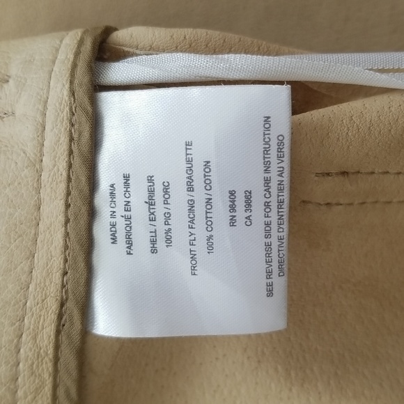 nwot Theory Gera Gaucho Wide-Leg Cropped Suede Pants - Picture 15 of 16